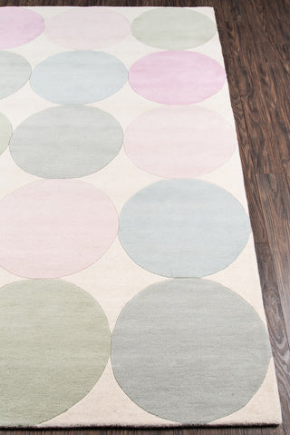 Momeni Delmar DEL-1 Pastel Area Rug by Novogratz Corner Shot