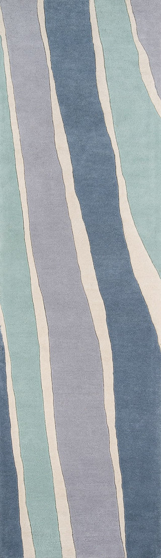 Momeni Delmar DEL-4 Blue Area Rug by Novogratz Runner