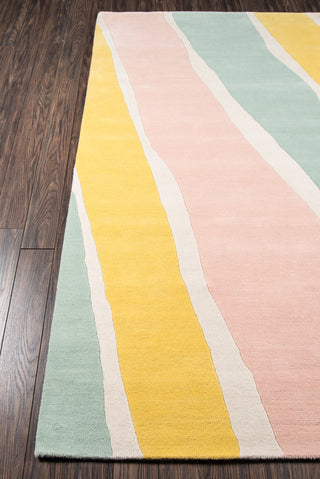 Momeni Delmar DEL-4 Pastel Area Rug by Novogratz Corner Shot