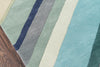 Momeni Delmar DEL-5 Blue Area Rug by Novogratz Closeup
