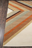 Momeni Delmar DEL-5 Brown Area Rug by Novogratz Corner Shot
