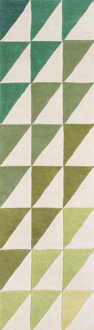 Momeni Delmar DEL-6 Lime Area Rug by Novogratz Runner