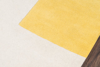 Momeni Delmar DEL-7 Yellow Area Rug by Novogratz Closeup