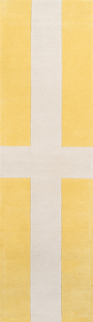 Momeni Delmar DEL-7 Yellow Area Rug by Novogratz Runner