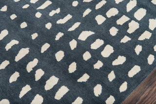 Momeni Delmar DEL11 Blue Area Rug by Novogratz Close Up