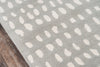 Momeni Delmar DEL11 Grey Area Rug by Novogratz Close up