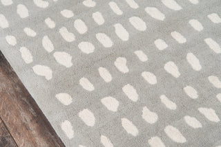 Momeni Delmar DEL11 Grey Area Rug by Novogratz Close up