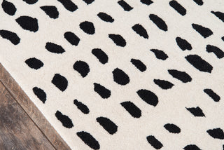 Momeni Delmar DEL11 Ivory Area Rug by Novogratz Close up