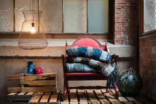 Loloi Demi T0009 Blue/Multi Throw Room