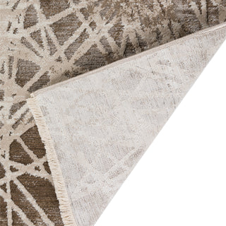 Dalyn Denizi DZ4 Taupe Area Rug Backing Image