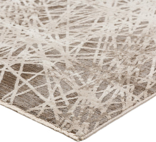 Dalyn Denizi DZ4 Taupe Area Rug Corner Image