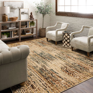 Karastan Spice Market Desert Rose Vanilla Area Rug by Virginia Langley Lifestyle Image Feature