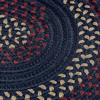 Colonial Mills Deerfield DF51 Midnight Blue Area Rug Closeup Image