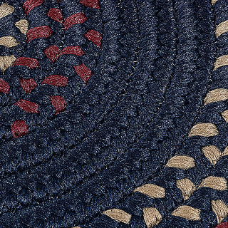 Colonial Mills Deerfield DF51 Midnight Blue Area Rug Detail Image