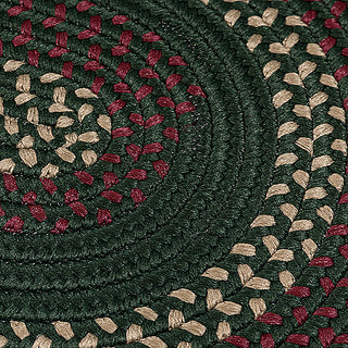 Colonial Mills Deerfield DF61 Hunter Green Area Rug Closeup Image