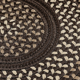 Colonial Mills Deerfield DF71 Seal Brown Area Rug Closeup Image