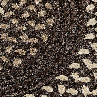 Colonial Mills Deerfield DF71 Seal Brown Area Rug Detail Image