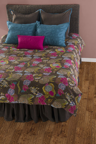 Rizzy BT0967 Panipukar Brown Bedding main image