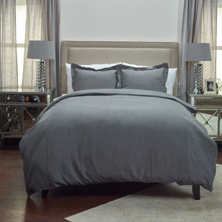 Rizzy BT1726 Covington Charcoal Bedding Lifestyle Image