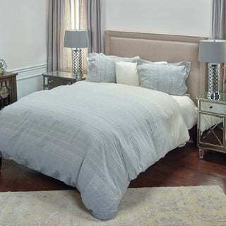 Rizzy BT4053 Sebastian Indigo Natural Bedding Lifestyle Image