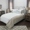 Rizzy BT4443 Wilmington Mill Natural Ivory Bedding Lifestyle Image Feature