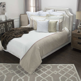 Rizzy BT4443 Wilmington Mill Natural Ivory Bedding Lifestyle Image