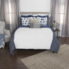 Rizzy BT4535 Wilmington Mill Indigo White Bedding main image