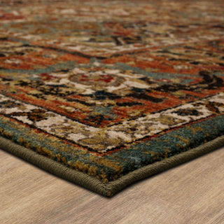 Karastan Spice Market Dhahar Aquamarine Area Rug Lifestyle Image