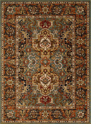 Karastan Spice Market Dhahar Aquamarine Area Rug Main Image