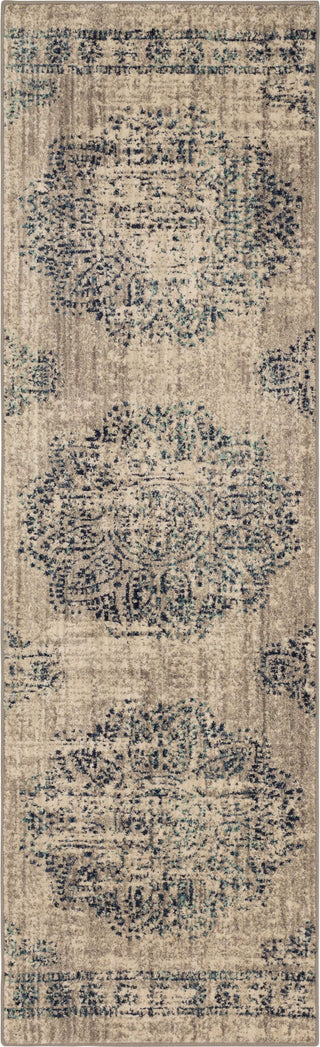 Karastan Expressions Dharma Medallion Indigo Area Rug by Scott Living Main Image