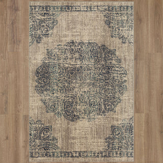 Karastan Expressions Dharma Medallion Indigo Area Rug by Scott Living Main Image