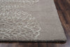 Rizzy Dimensions DI2455 Taupe Area Rug Edge Shot