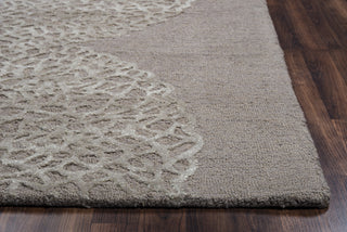 Rizzy Dimensions DI2455 Taupe Area Rug Edge Shot