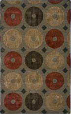 Rizzy Dimension DI2586 Brown Area Rug