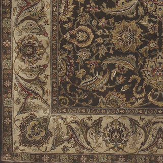 Surya Dinar DIN-1590 Dark Brown Hand Woven Area Rug Sample Swatch