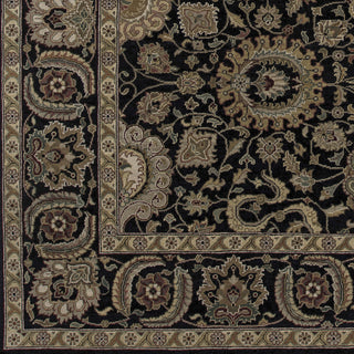 Surya Dinar DIN-1592 Black Area Rug Sample Swatch