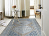 NuStory NuClassic Distillery Blue Area Rug 