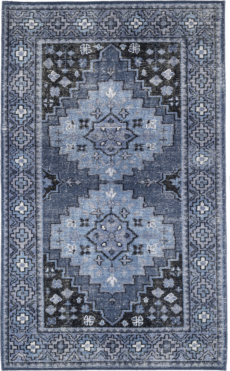 NuStory NuClassic Distillery Navy Area Rug 