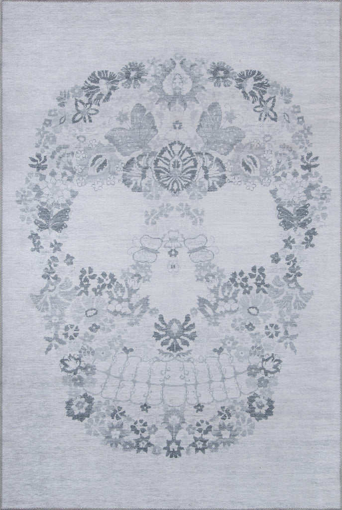 Momeni District DIS-1 Grey Area Rug by Novogratz