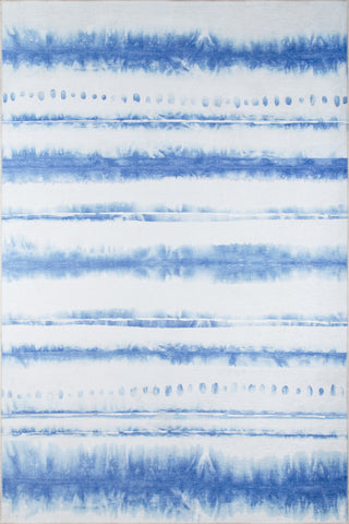 Momeni District DIS-8 Blue Area Rug by Novogratz 