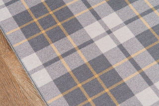 Momeni District DIS-9 Grey Area Rug by Novogratz Close up