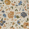 LR Resources Divergence Floral Beginnings Multi / Ivory Area Rug Detail Image