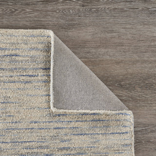 LR Resources Divergence Blue Banded Area Rug Backing Image