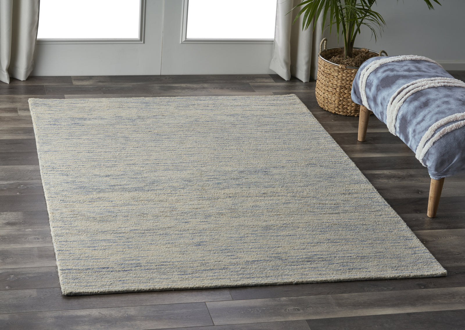 LR Resources Divergence Blue Banded Area Rug – Incredible Rugs and Decor