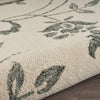 LR Resources Divergence Hint of Floral Ivory Area Rug Pile Image