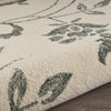 LR Resources Divergence Hint of Floral Ivory Area Rug Pile Image