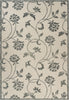 LR Resources Divergence Hint of Floral Ivory Area Rug main image