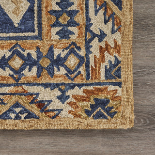 LR Resources Divergence Southwestern Bohemia Beige Area Rug Corner Image