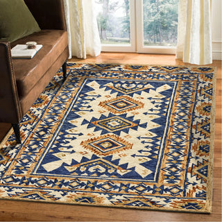 LR Resources Divergence Southwestern Bohemia Beige Area Rug Lifestyle Image Feature