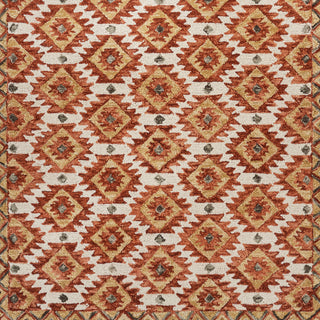 LR Resources Divergence Southwestern Sunrise Ivory Area Rug Detail Image